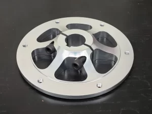 Kart 1" inch Axle Sprocket Hub (Silver)
